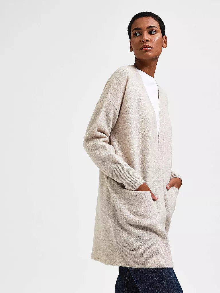 SELECTED FEMME Strickjacke SLFLULU beige
